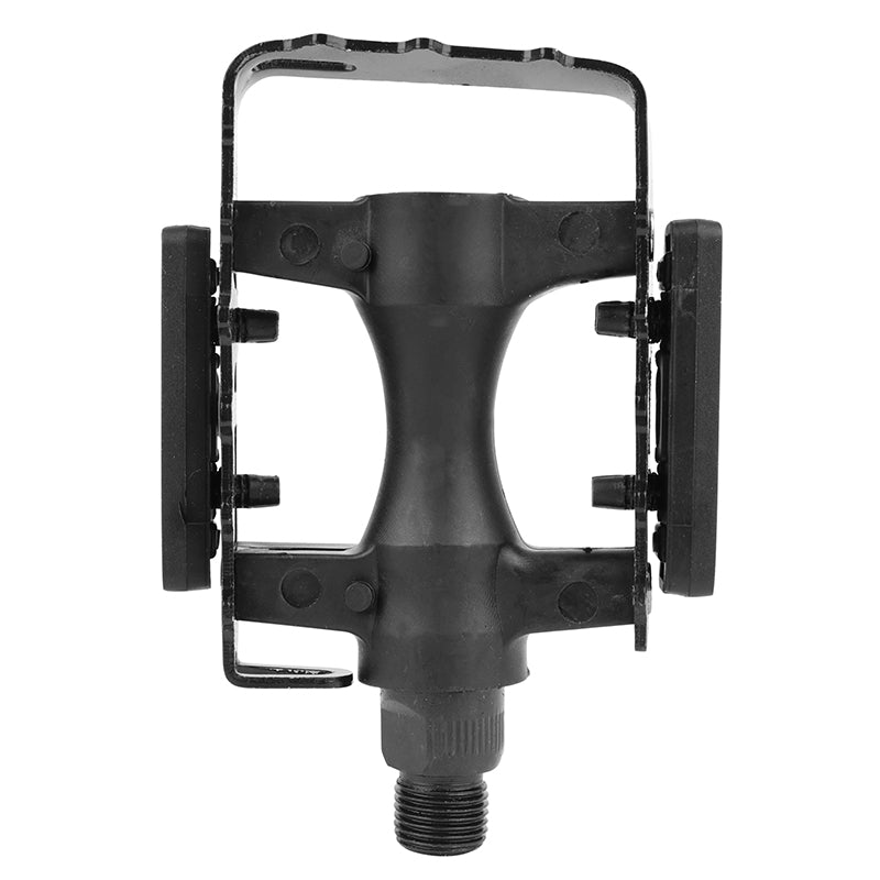 Pédales VTT Newton résine noire cage alu noire 9/16" (paire) – vue 3