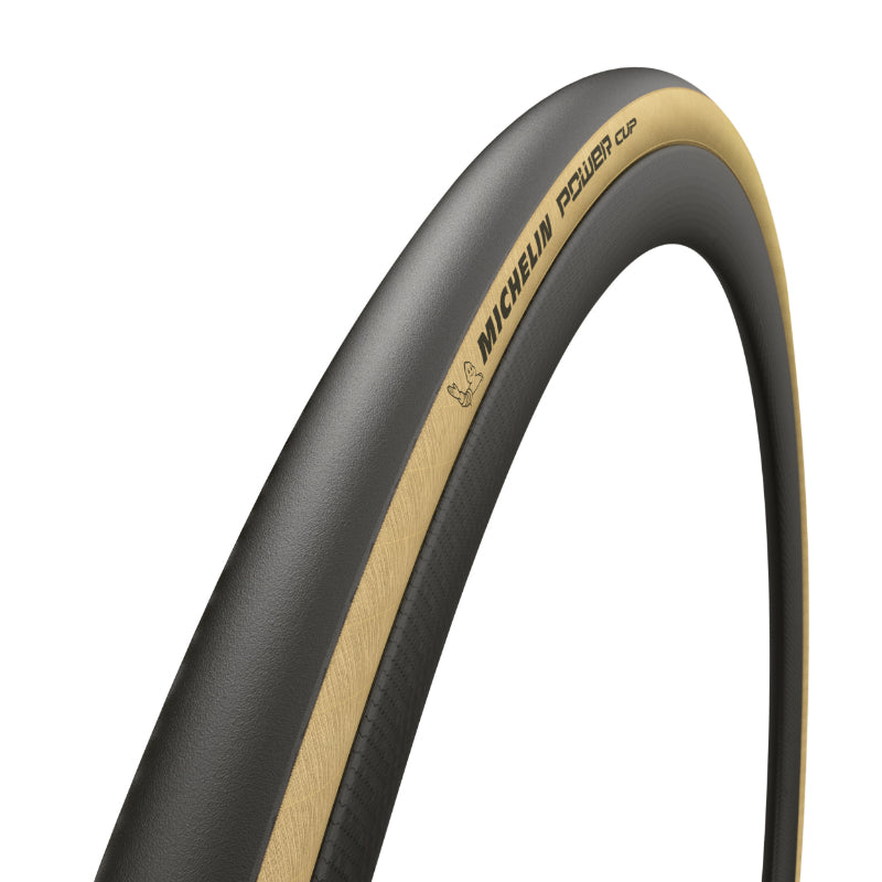 Pneu route Michelin Power Cup Classic noir-beige tringle souple – 700 x 28 (28-622)