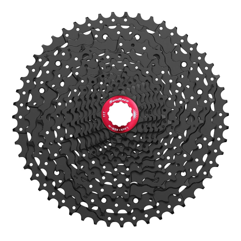 Cassette route Sunrace RZ800 12 vitesses compatible Shimano – 11-34 Noir