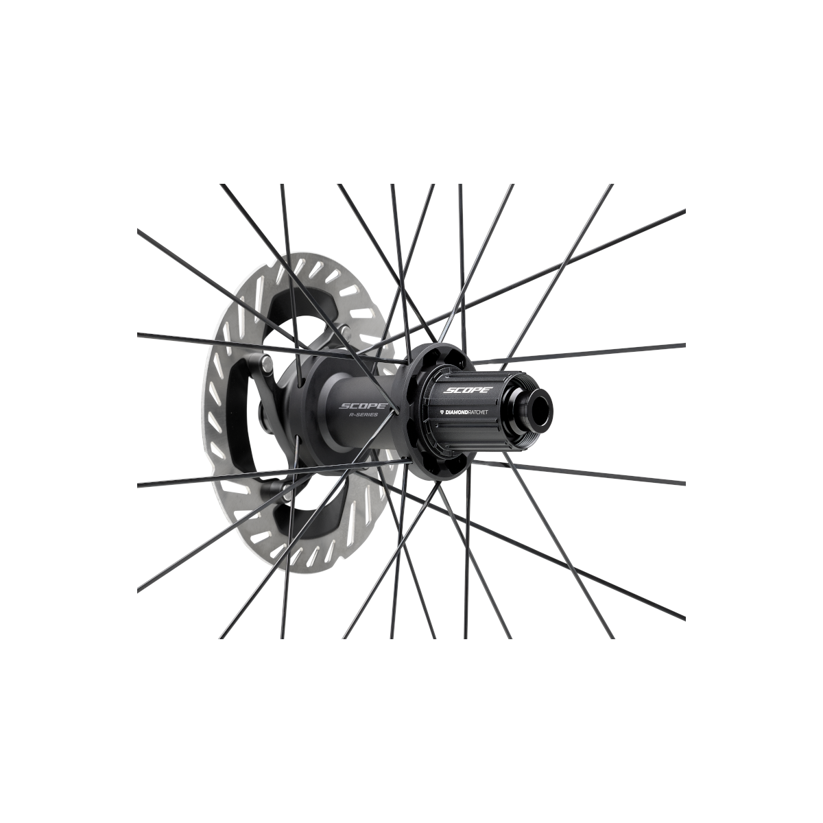Paire de roues Race R4 Gravel Disques Hookless (45mm) SCOPE