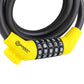 Antivol spirale à combinaison Auvray Ø 12 mm 1,50 m noir mat avec support – vue 3