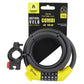 Antivol spirale à combinaison Auvray Ø 12 mm 1,50 m noir mat avec support – vue 4