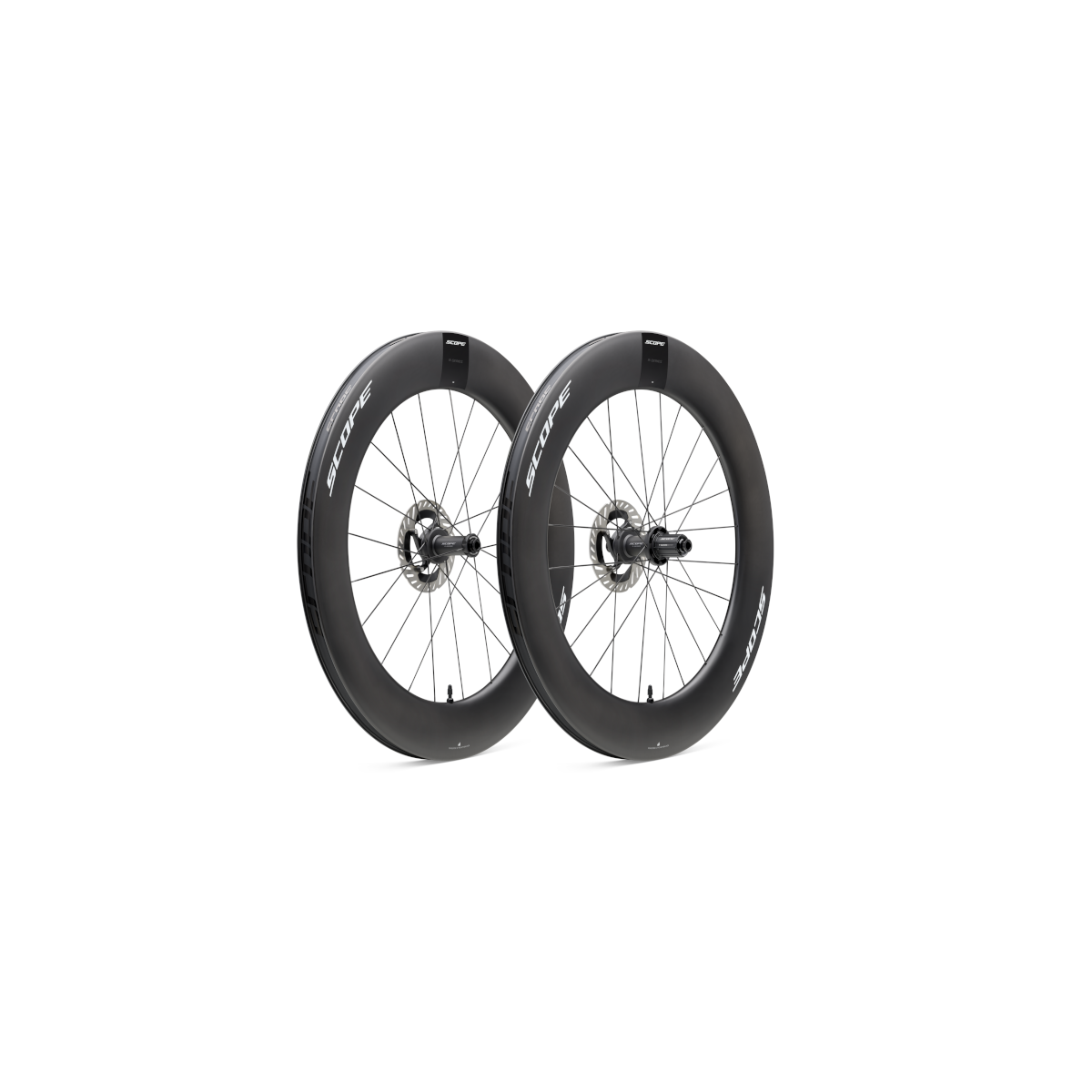 Paire de roues Race R8 Triathlon Disques (85mm) SCOPE
