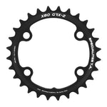 Plateau gravel TA X80 4 br. 80 mm pour Shimano GRX intérieur double noir 10-11 v – 28 dents