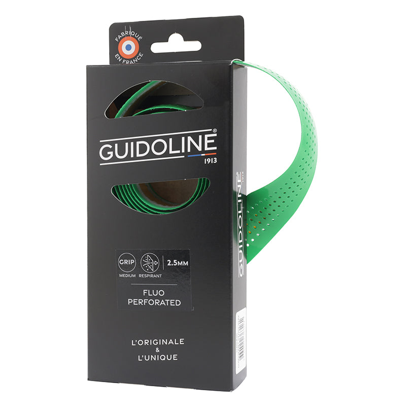 Ruban de cintre Velox Gloss perforé vert brillant