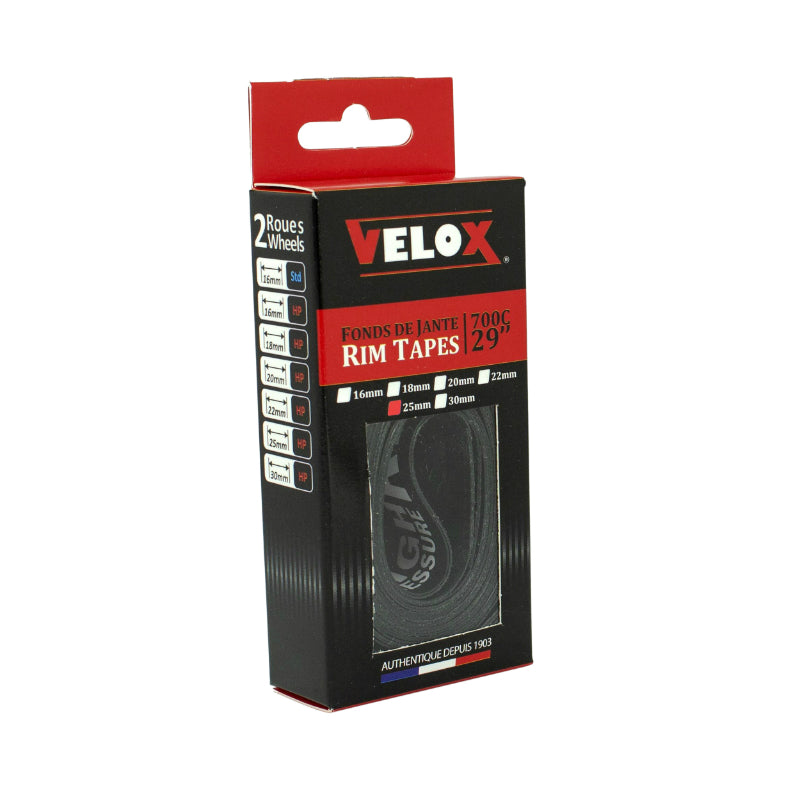 Fond de jante Velox haute pression 700 et 29" – 25 mm Lot de 2