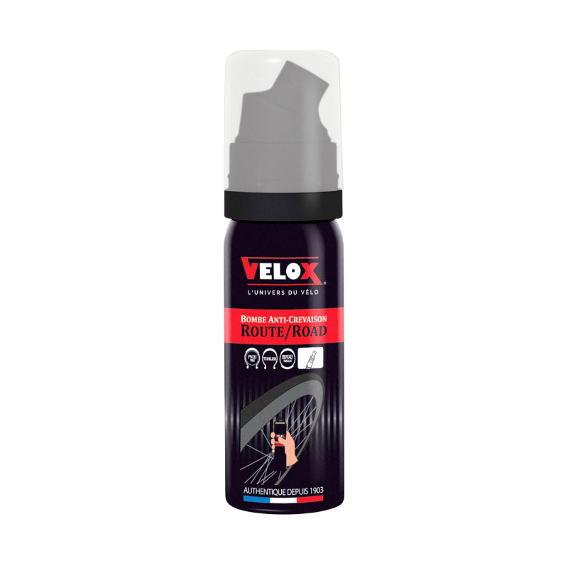 Bombe anti-crevaison Velox raccord Presta – 50 ml