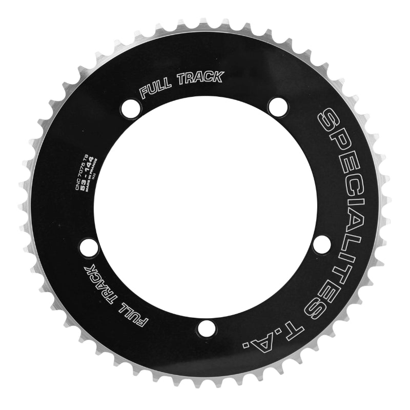 Plateau piste TA Full Track 5 br. 144 mm noir chaîne 1/8" – 53 dents