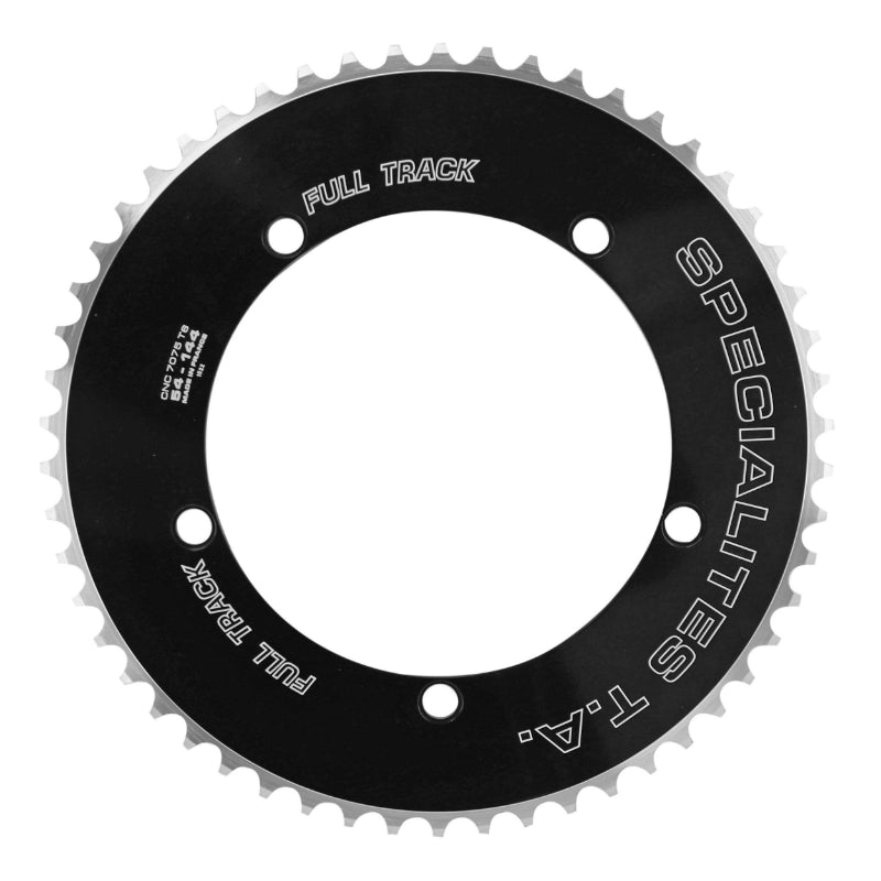 Plateau piste TA Full Track 5 br. 144 mm noir chaîne 1/8" – 54 dents