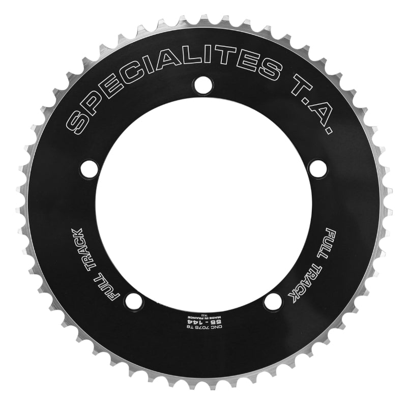 Plateau piste TA Full Track 5 br. 144 mm noir chaîne 1/8" – 55 dents