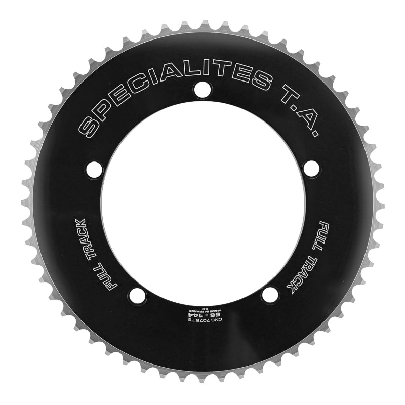 Plateau piste TA Full Track 5 br. 144 mm noir chaîne 1/8" – 56 dents