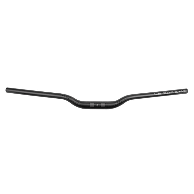 Cintre VTT demi-relevé Ergotec Handlebar Ergo alu noir 31,8 mm rise 30 mm – M – 640 mm