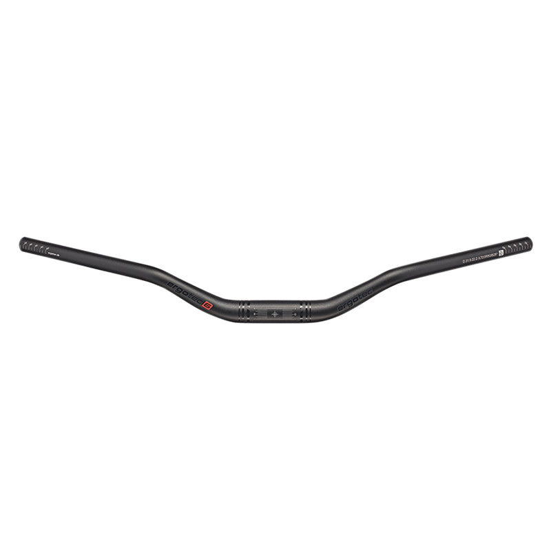 Cintre VTT relevé Ergotec Riser Bar Confort alu noir 31,8 mm 720 mm rise 50 mm