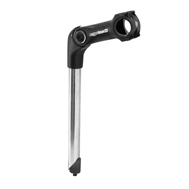 Potence city à plongeur Ergotec Octopus 2 réglable 25,4 mm argent-noir – Cintre 31,8 – 90 mm – plongeur 300 mm