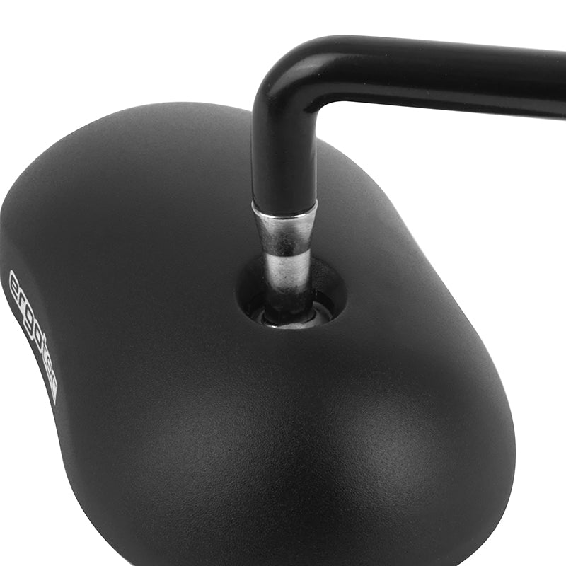 Rétroviseur gauche Ergotec M-88 LV alu-acier noir – vue 3