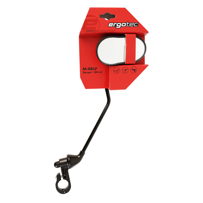 Rétroviseur gauche Ergotec M-88 LV alu-acier noir – vue 5