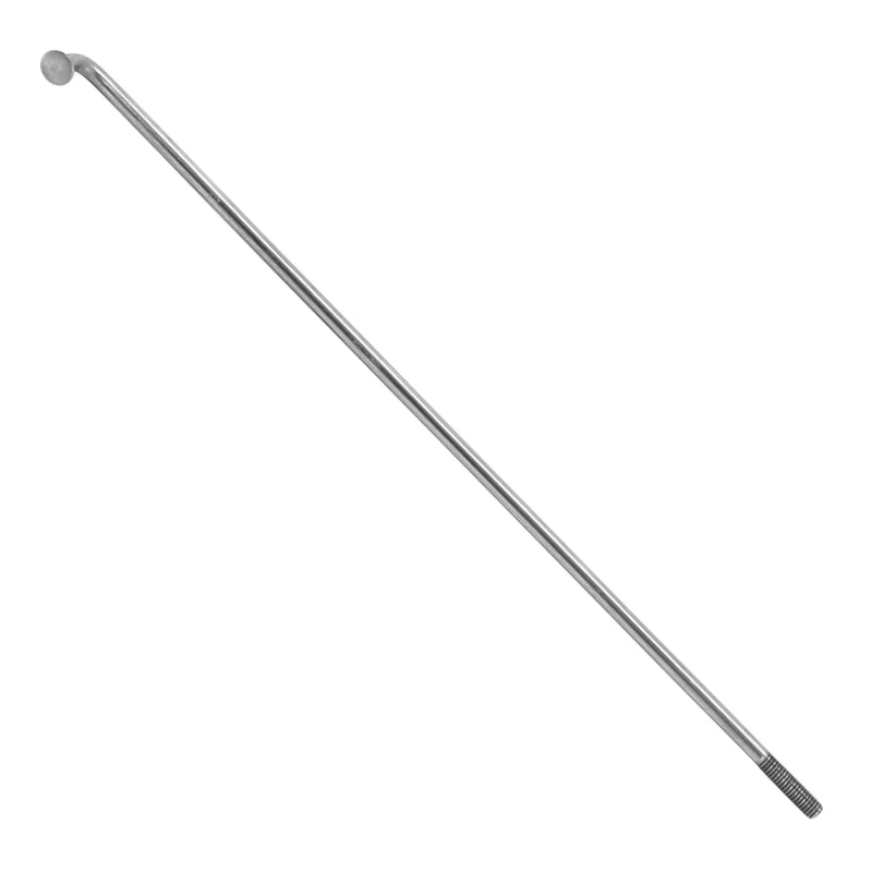 Rayon VAE inox argent 2,3 mm tête coudée sans écrou – 130 mm