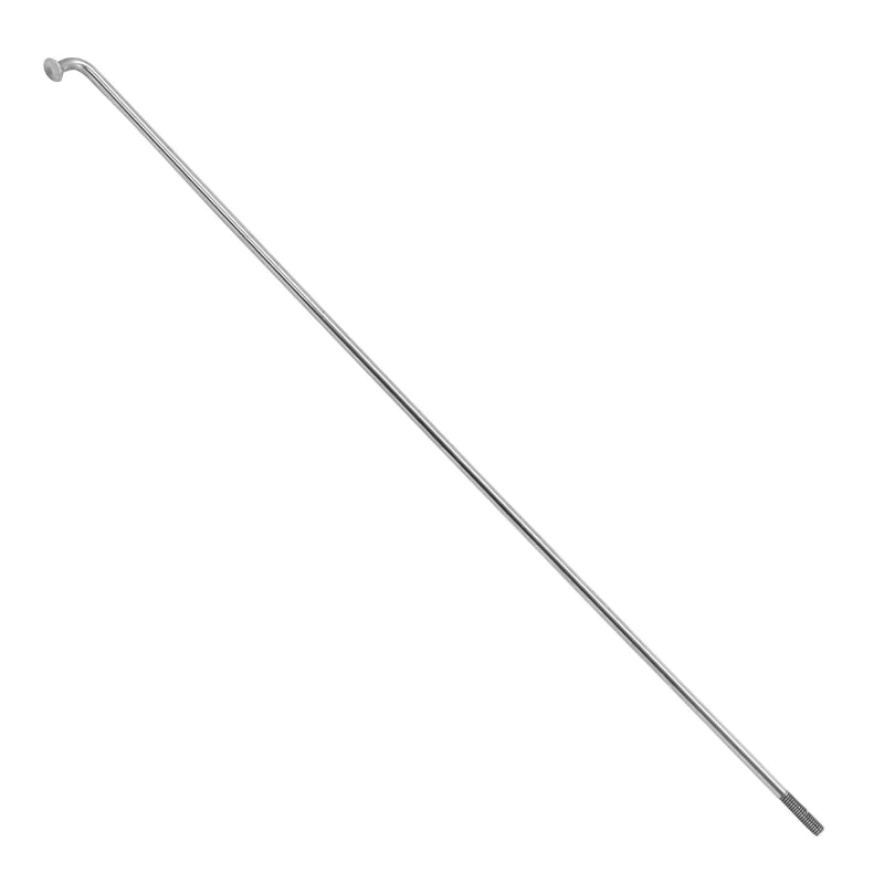 Rayon VAE inox argent 2,3 mm tête coudée sans écrou – 186 mm