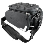 Sacoche arrière Racktime Odin 2.0 noire fixation porte-bagages