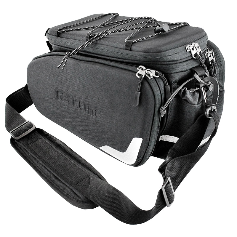 Sacoche arrière Racktime Odin 2.0 noire fixation porte-bagages