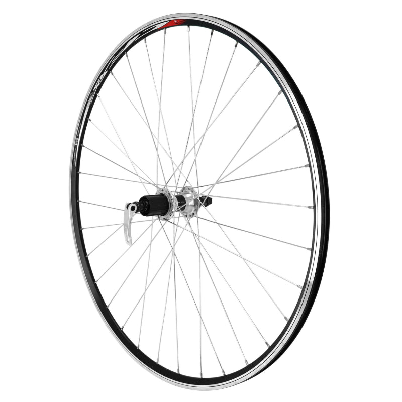 Roue arrière route 700 Elan CFX noire cassette 8-10 vitesses