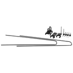 Garde-boue city 700C Polisport Colorado noirs 45 mm V-Brake (paire)