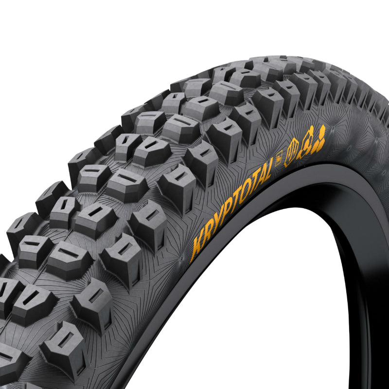 Pneu VTT gravity Continental Kryptotal Enduro Soft Rear noir tringle souple tubeless ready – 27,5 x 2,40 (60-584)