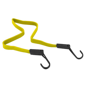 Sandow plat double fil avec crochets – 40 kg – 1 m jaune