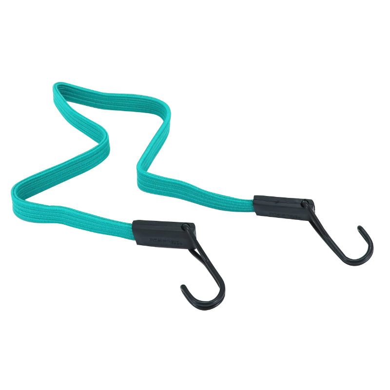 Sandow plat double fil avec crochets – 40 kg – 80 cm vert