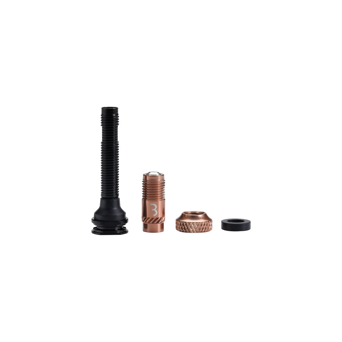 Valves tubeless avec embouts AL CoreCap, 2pcs 40mm BBB