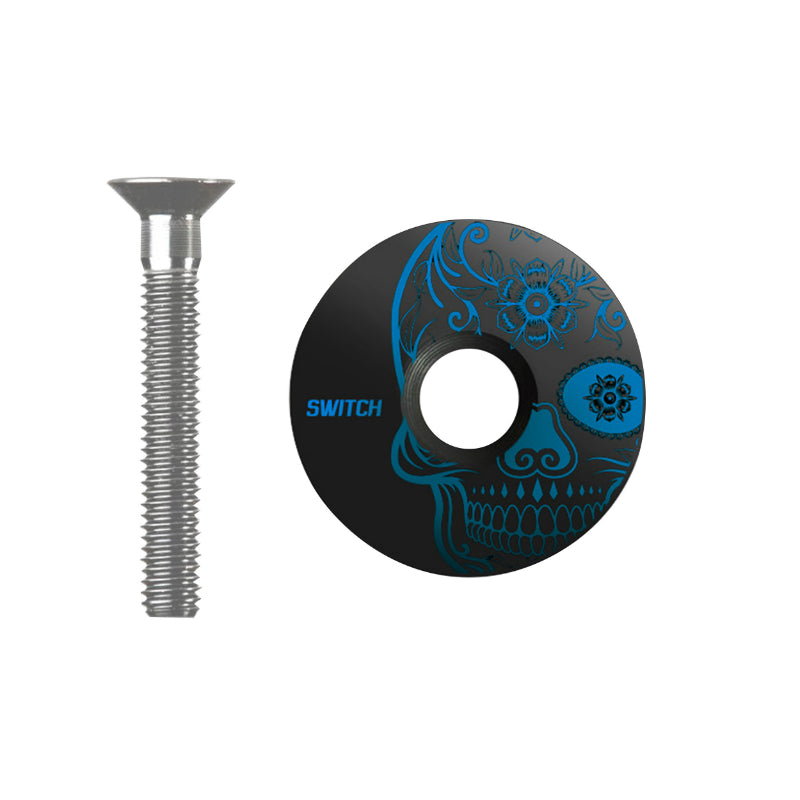 Capot de jeu de direction Switch Skull – Noir-bleu