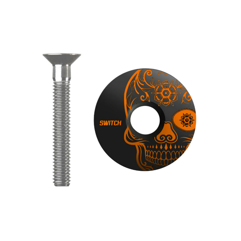 Capot de jeu de direction Switch Skull – Noir-orange