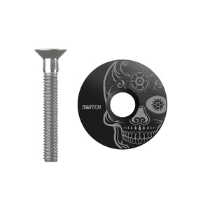 Capot de jeu de direction Switch Skull – Noir-gris