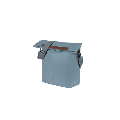 Sacoche arrière City 14-16 L BASIL – MIK Hooks / Bleu graphite
