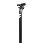 Tige de selle VTT Switch Back alu noir 390 mm recul 20 mm – 27,2 mm