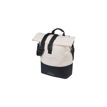 Sacoche arrière Cove MIK Hooks 14-16 L BASIL – Blanc cassé/noir