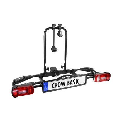 Porte-vélos plateforme Eufab Crow Basic 2 vélos VAE
