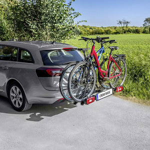 Porte-vélos plateforme Eufab Crow Basic 2 vélos VAE – vue 2