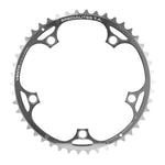Plateau route TA Vento 5 br. 135 mm type Campagnolo extérieur argent 9-10 v – 46 dents