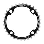 Plateau VTT TA Chinook 4 br. 104 mm pour Shimano-SRAM-FSA milieu triple noir 8-9 v – 32 dents