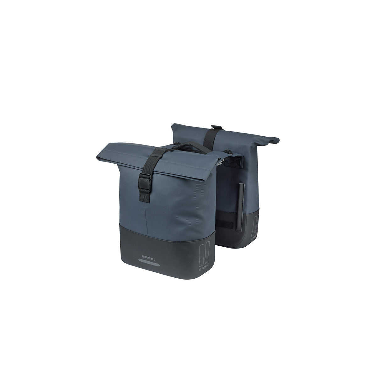 Sacoche double Cove 28-32 L BASIL – MIK / Bleu marine/noir