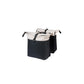 Sacoche double Vive 28-35 L BASIL – MIK / Blanc cassé/noir