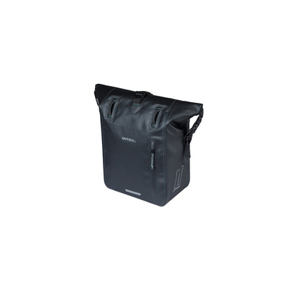 Sacoche arrière imperméable Rivo MIK Hooks BASIL – M – 12-15 L / Noir