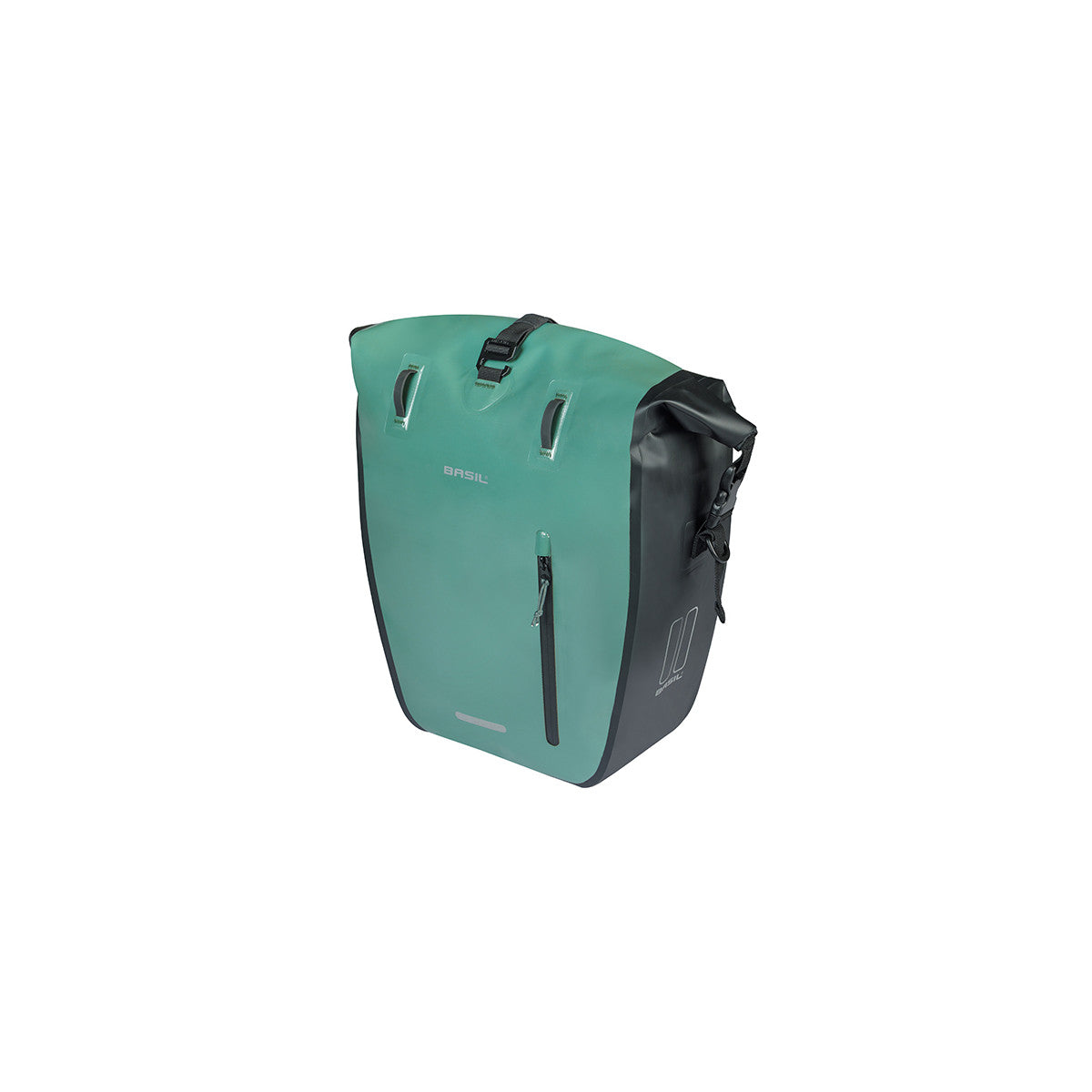 Sacoche arrière imperméable Rivo MIK Hooks BASIL – L – 25-31 L / Vert/noir