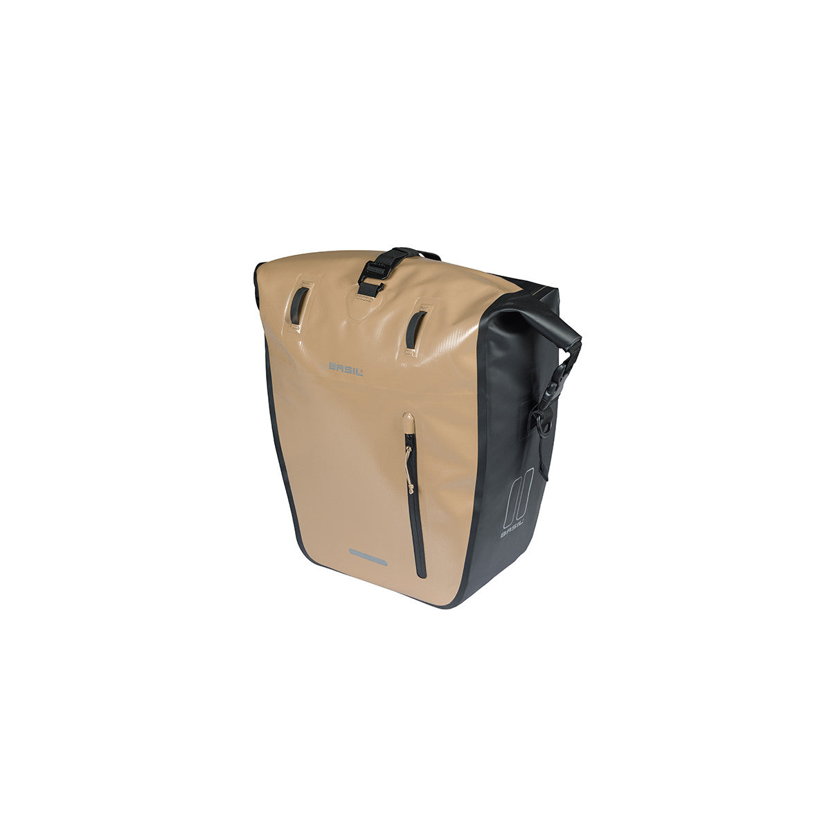 Sacoche arrière imperméable Rivo MIK Hooks BASIL – L – 25-31 L / Sable/noir