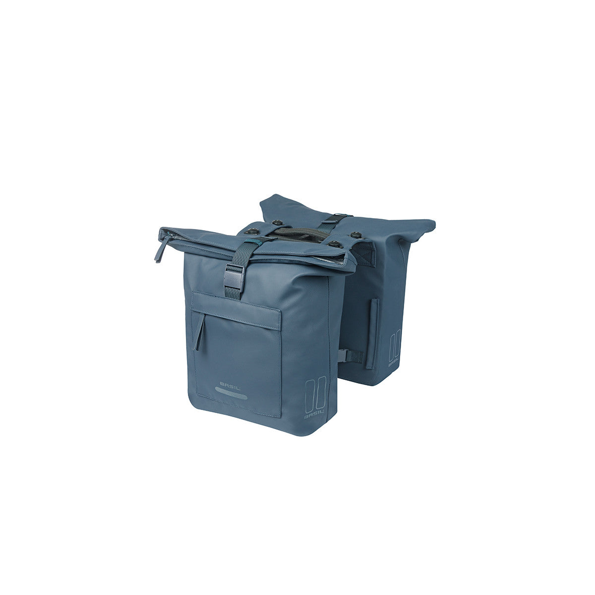 Sacoche double Brooklyn 41 L BASIL – MIK / Bleu marine