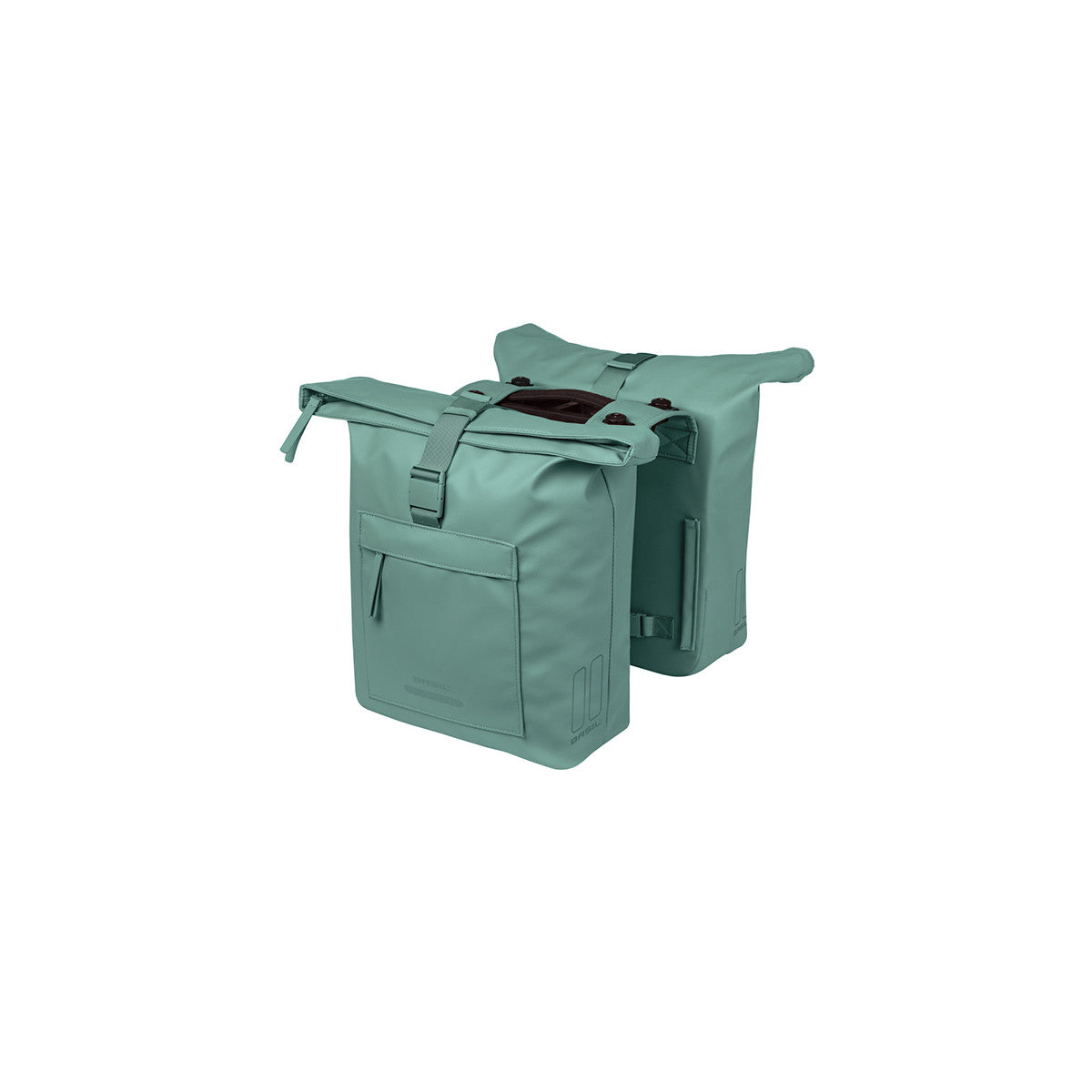 Sacoche double Brooklyn 41 L BASIL – MIK / Vert argenté