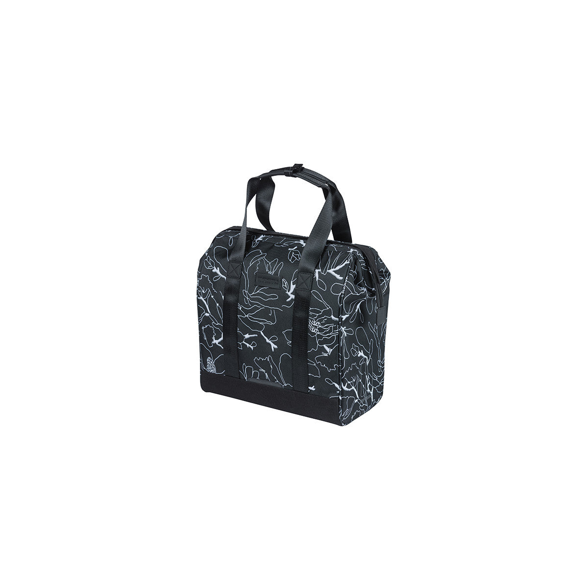 Sacoche arrière Grand Shopper MIK Hooks 23 L BASIL – Motif fleurs