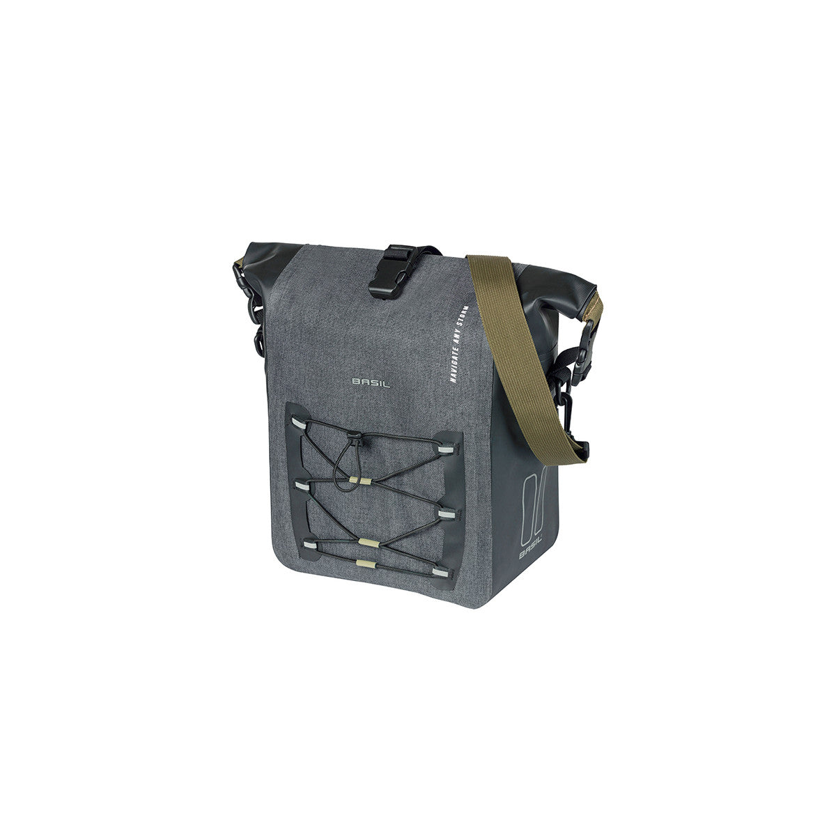 Sacoche arrière imperméable Navigator Storm BASIL – M – 12-15 L / MIK Hooks