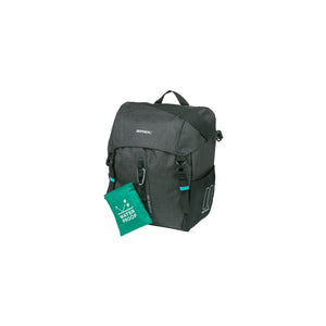 Sacoche arrière Discovery 365D MIK Hooks noir chiné BASIL – L – 20 L